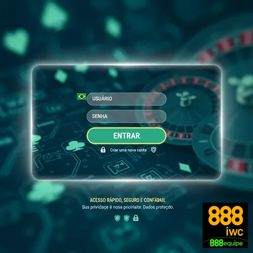 Ilustração de Descubra o app móvel da 888iwc para jogos instantâneos