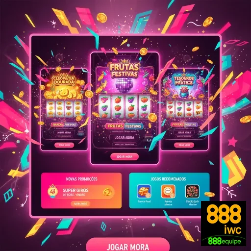 Ilustração de Explore os Recompensas VIP do 888iwc e Slot Games Imperdíveis