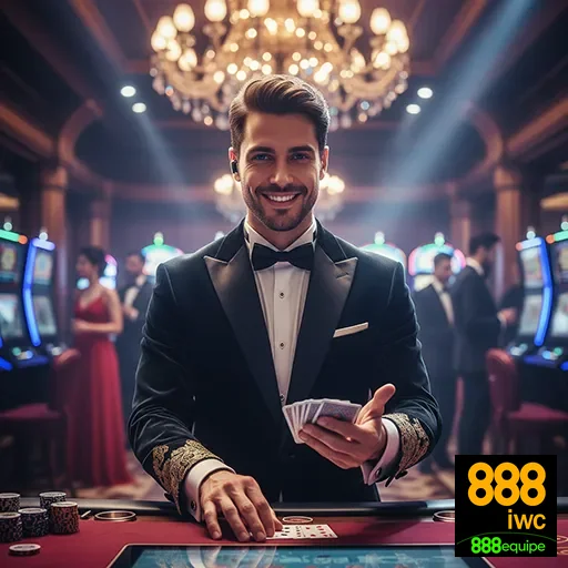Ilustração de Experimente os jogos VIP e live gaming da 888iwc